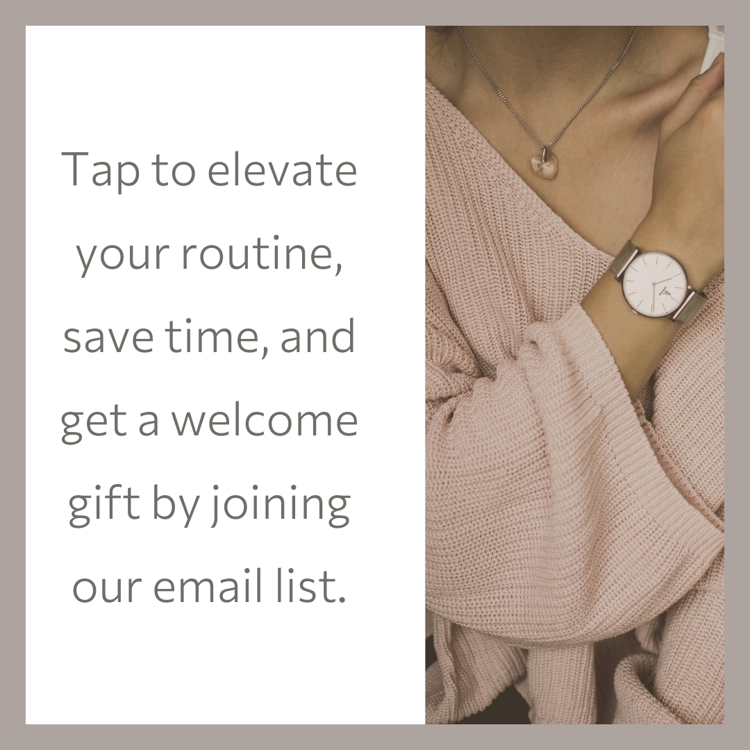 woman wearing watch email gift