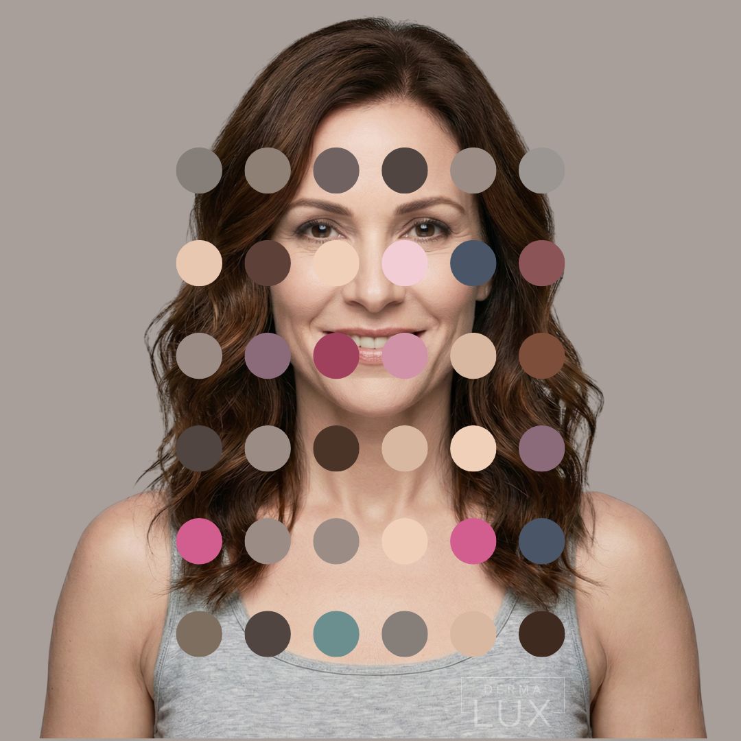 DermaLUX Model in Dark Muted Neutral Color analysis