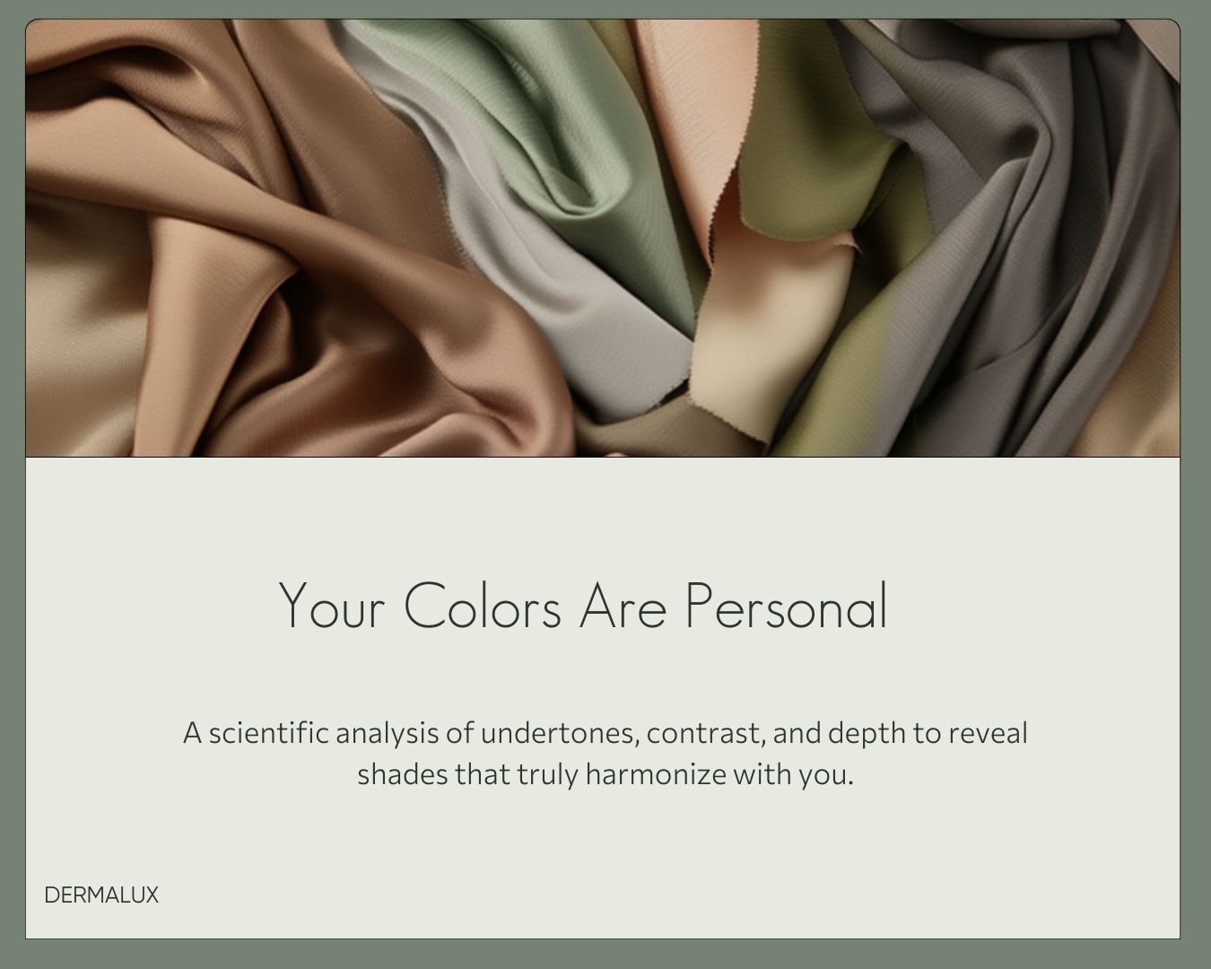 Your Colors Are Personal